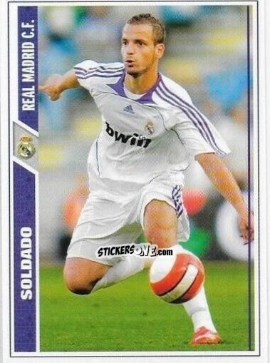 Sticker Soldado - Las Fichas De La Liga 2007-2008 n. 575 - Mundicromo