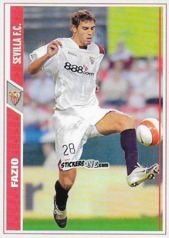 Figurina Fazio - Las Fichas De La Liga 2007-2008 n. 578 - Mundicromo
