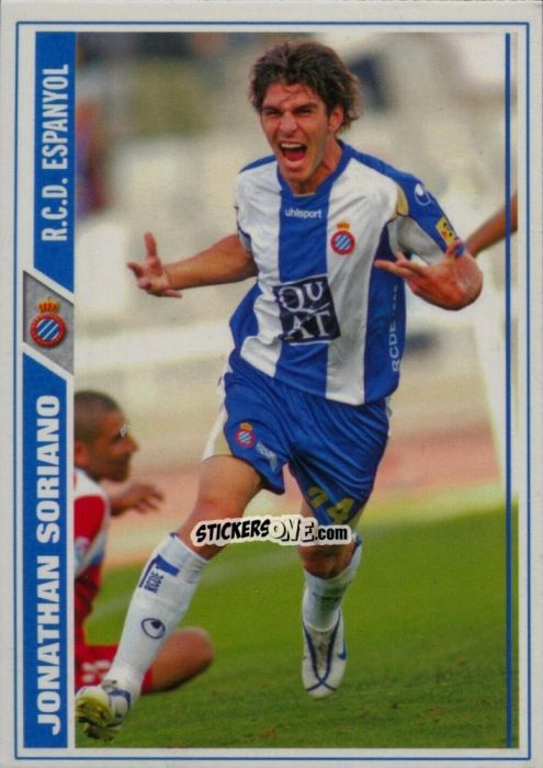 Sticker J.Soriano - Las Fichas De La Liga 2007-2008 n. 601 - Mundicromo