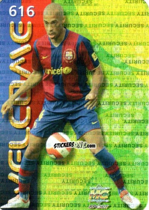 Cromo Henry - Las Fichas De La Liga 2007-2008 n. 616sv - Mundicromo