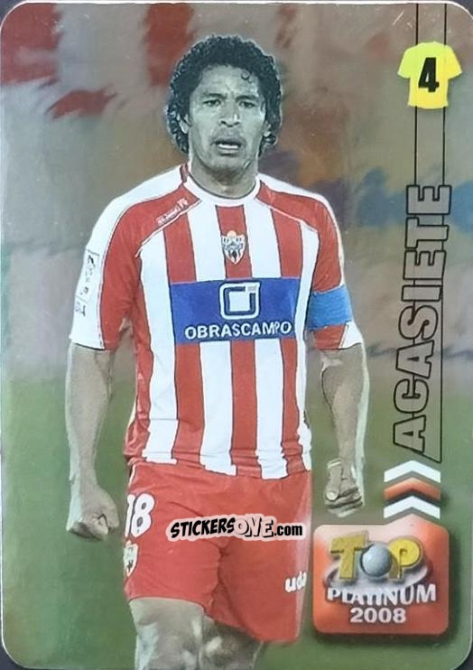Figurina Acasiete - Las Fichas De La Liga 2007-2008 n. 711 - Mundicromo