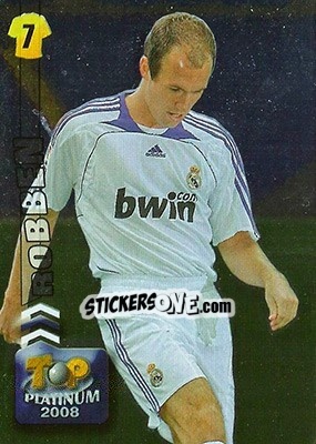 Sticker Robben - Las Fichas De La Liga 2007-2008 n. 721b - Mundicromo