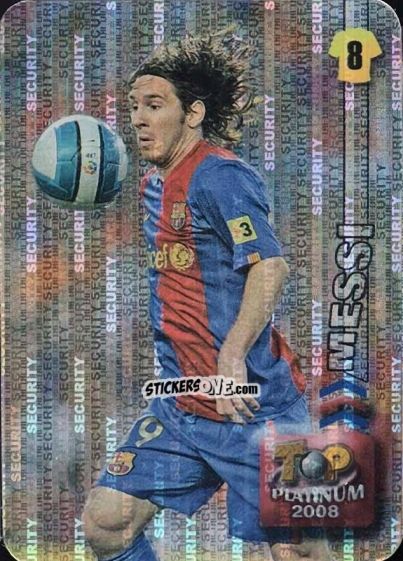 Cromo Messi - Las Fichas De La Liga 2007-2008 n. 758sv - Mundicromo