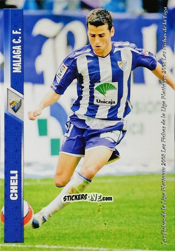 Sticker Cheli - Las Fichas De La Liga 2007-2008 n. 1030 - Mundicromo