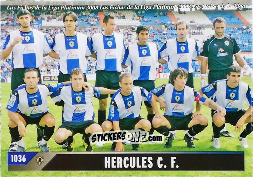 Sticker Hercules - Las Fichas De La Liga 2007-2008 n. 1036 - Mundicromo