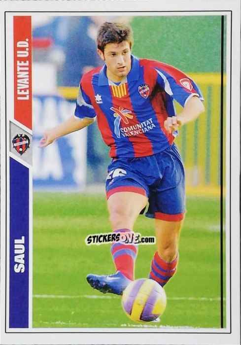 Sticker Saul - Las Fichas De La Liga 2007-2008 n. 1192 - Mundicromo