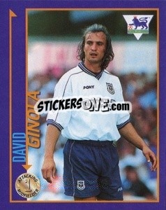 Sticker David Ginola - English Premier League 1998-1999. Kick off n. 4 - Merlin