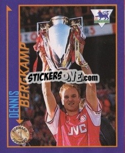 Sticker Dennis Bergkamp - English Premier League 1998-1999. Kick off - Merlin