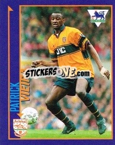 Sticker Patrick Vieira - English Premier League 1998-1999. Kick off - Merlin