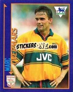 Cromo Marc Overmars - English Premier League 1998-1999. Kick off - Merlin