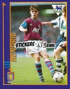 Sticker Lee Hendrie - English Premier League 1998-1999. Kick off - Merlin