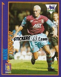 Sticker Mark Draper - English Premier League 1998-1999. Kick off n. 17 - Merlin