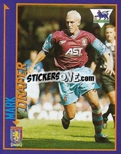 Sticker Mark Draper - English Premier League 1998-1999. Kick off - Merlin