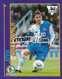 Cromo Kevin Gallacher - English Premier League 1998-1999. Kick off - Merlin