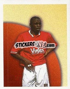 Sticker Shaun Newton - English Premier League 1998-1999. Kick off - Merlin