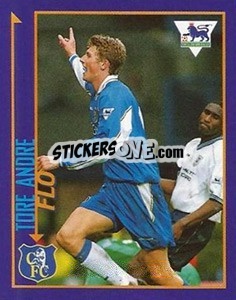 Cromo Tore Andre Flo - English Premier League 1998-1999. Kick off - Merlin