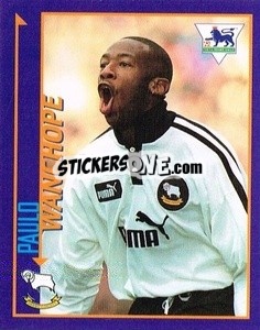 Sticker Paulo Wanchope - English Premier League 1998-1999. Kick off - Merlin
