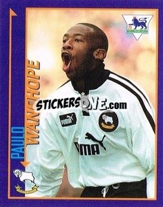 Sticker Paulo Wanchope - English Premier League 1998-1999. Kick off n. 61 - Merlin