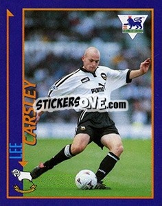 Sticker Lee Carsley - English Premier League 1998-1999. Kick off - Merlin