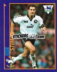 Sticker Igor Stimac - English Premier League 1998-1999. Kick off - Merlin
