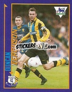 Sticker Duncan Ferguson - English Premier League 1998-1999. Kick off n. 72 - Merlin