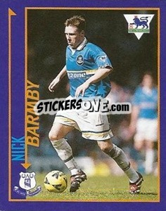 Sticker Nicky Barmby - English Premier League 1998-1999. Kick off - Merlin