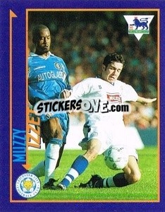Sticker Muzzy Izzet - English Premier League 1998-1999. Kick off - Merlin
