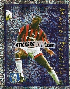 Cromo Marcel Desailly - English Premier League 1998-1999. Kick off - Merlin