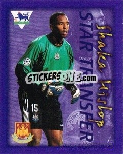 Sticker Shaka Hislop - English Premier League 1998-1999. Kick off - Merlin