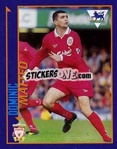 Sticker Dominic Matteo - English Premier League 1998-1999. Kick off - Merlin