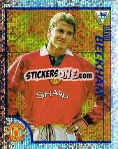 Sticker David Beckham - English Premier League 1998-1999. Kick off n. 114 - Merlin