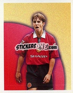 Sticker Gary Neville - English Premier League 1998-1999. Kick off n. 118 - Merlin