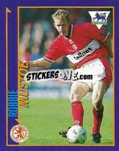 Sticker Robbie Mustoe - English Premier League 1998-1999. Kick off - Merlin