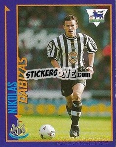 Sticker Nikos Dabizas - English Premier League 1998-1999. Kick off - Merlin