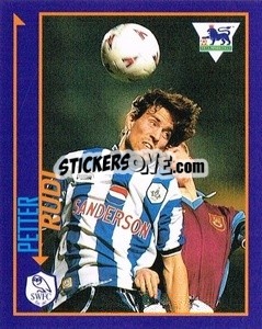 Cromo Petter Rudi - English Premier League 1998-1999. Kick off - Merlin