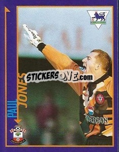 Sticker Paul Jones - English Premier League 1998-1999. Kick off n. 161 - Merlin
