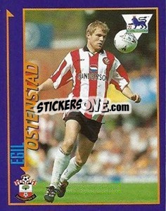 Sticker Egil Ostenstad - English Premier League 1998-1999. Kick off n. 162 - Merlin