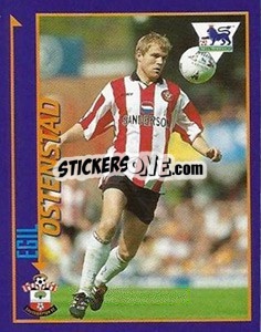 Sticker Egil Ostenstad - English Premier League 1998-1999. Kick off - Merlin