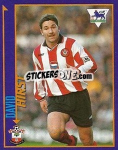 Sticker David Hirst - English Premier League 1998-1999. Kick off - Merlin