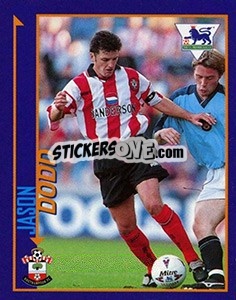 Sticker Jason Dodd - English Premier League 1998-1999. Kick off - Merlin