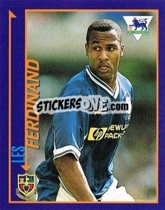 Sticker Les Ferdinand - English Premier League 1998-1999. Kick off n. 171 - Merlin