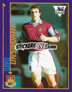 Sticker David Unsworth - English Premier League 1998-1999. Kick off n. 176 - Merlin