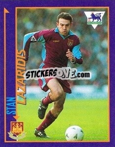 Cromo Stan Lararidis - English Premier League 1998-1999. Kick off - Merlin