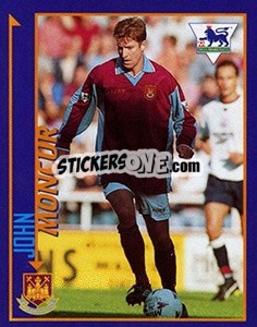 Sticker John Moncur - English Premier League 1998-1999. Kick off n. 183 - Merlin