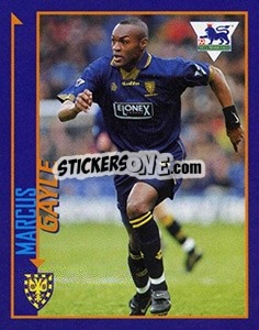 Cromo Marcus Gayle - English Premier League 1998-1999. Kick off - Merlin