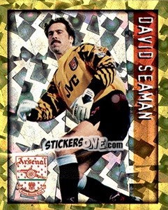 Sticker David Seaman - English Premier League 1997-1998. Kick off n. 7 - Merlin