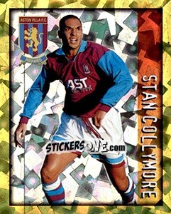 Sticker Stan Collymore - English Premier League 1997-1998. Kick off - Merlin