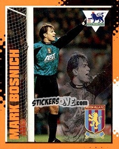 Cromo Mark Bosnich - English Premier League 1997-1998. Kick off - Merlin