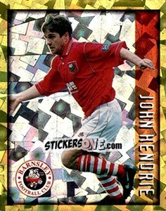 Sticker John Hendrie - English Premier League 1997-1998. Kick off n. 24 - Merlin