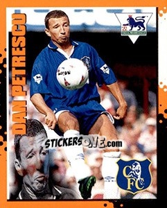 Sticker Dan Petrescu - English Premier League 1997-1998. Kick off - Merlin